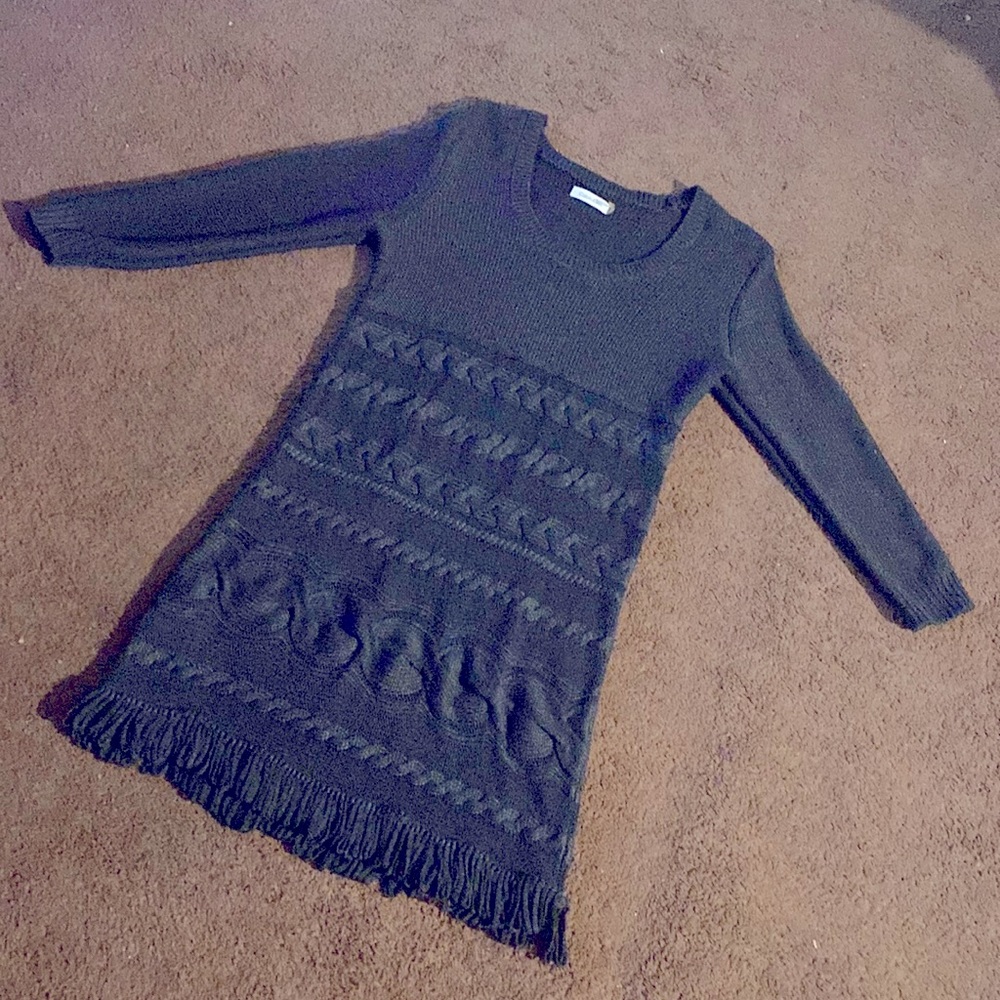 Calvin Klein cable knot mini dress